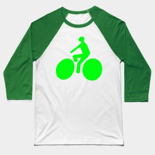 Green bicycle Baseball T-Shirt